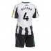 Newcastle United Sven Botman #4 Barnkläder Hemma matchtröja till baby 2025-26 Kortärmad (+ Korta byxor) Billigt